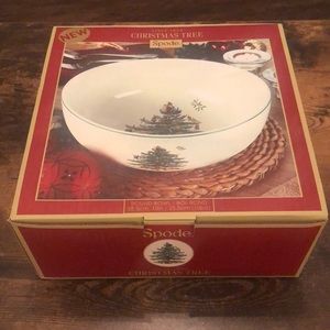New Spode Christmas tree bowl
